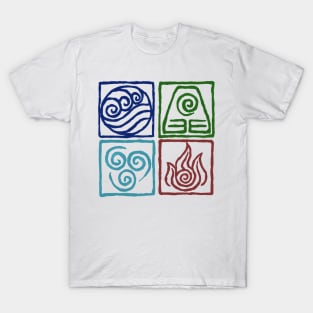 Avatar Tribe Logos T-Shirt